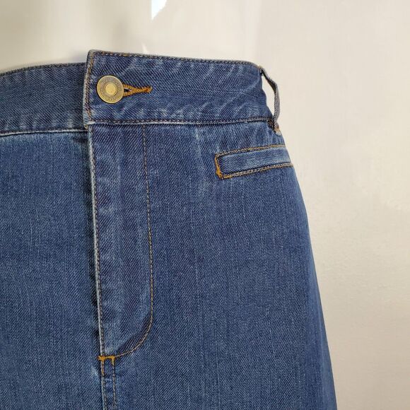 Vintage Y2K Liz Claiborne Plus Size Denim Maxi Skirt - Picture 6 of 8